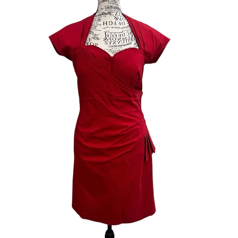 Stop Staring Red Mini Dress‎